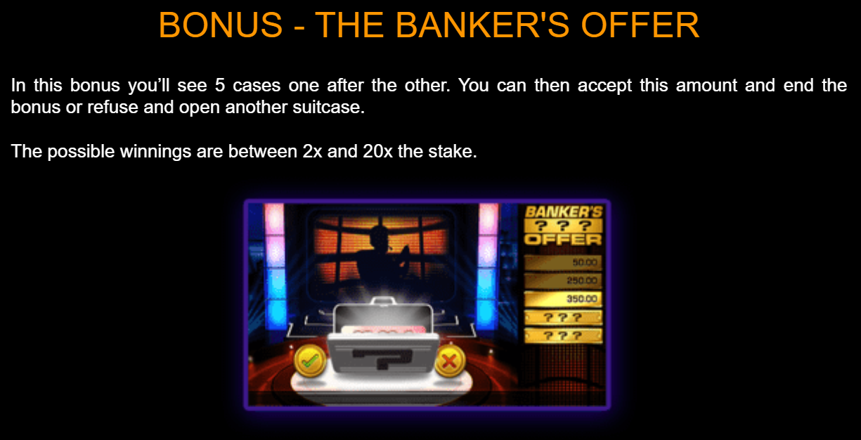 Deal or No Deal Slot The Bankers Offer Bonus